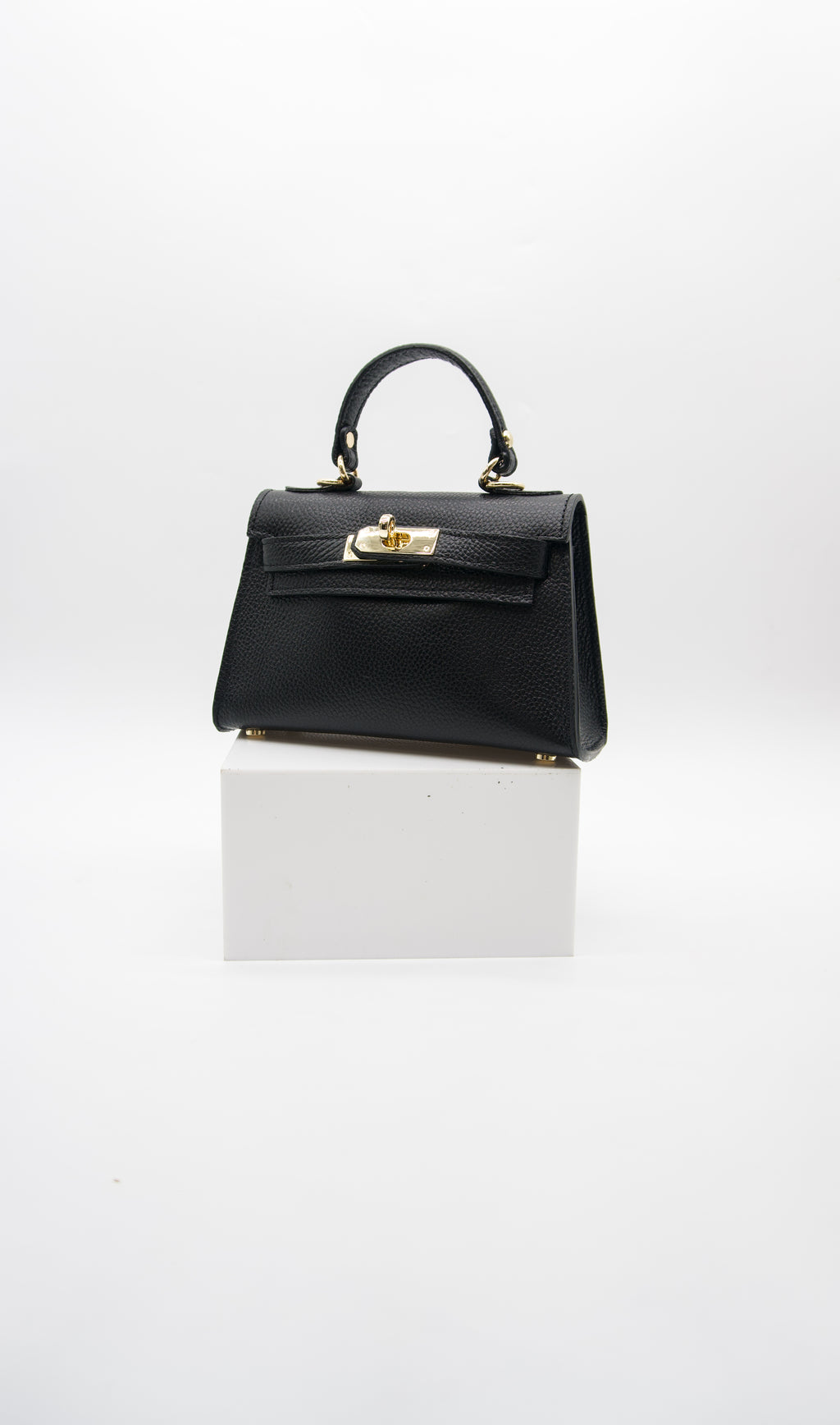Vittoriana Top Handle Turn Clasp Handbag