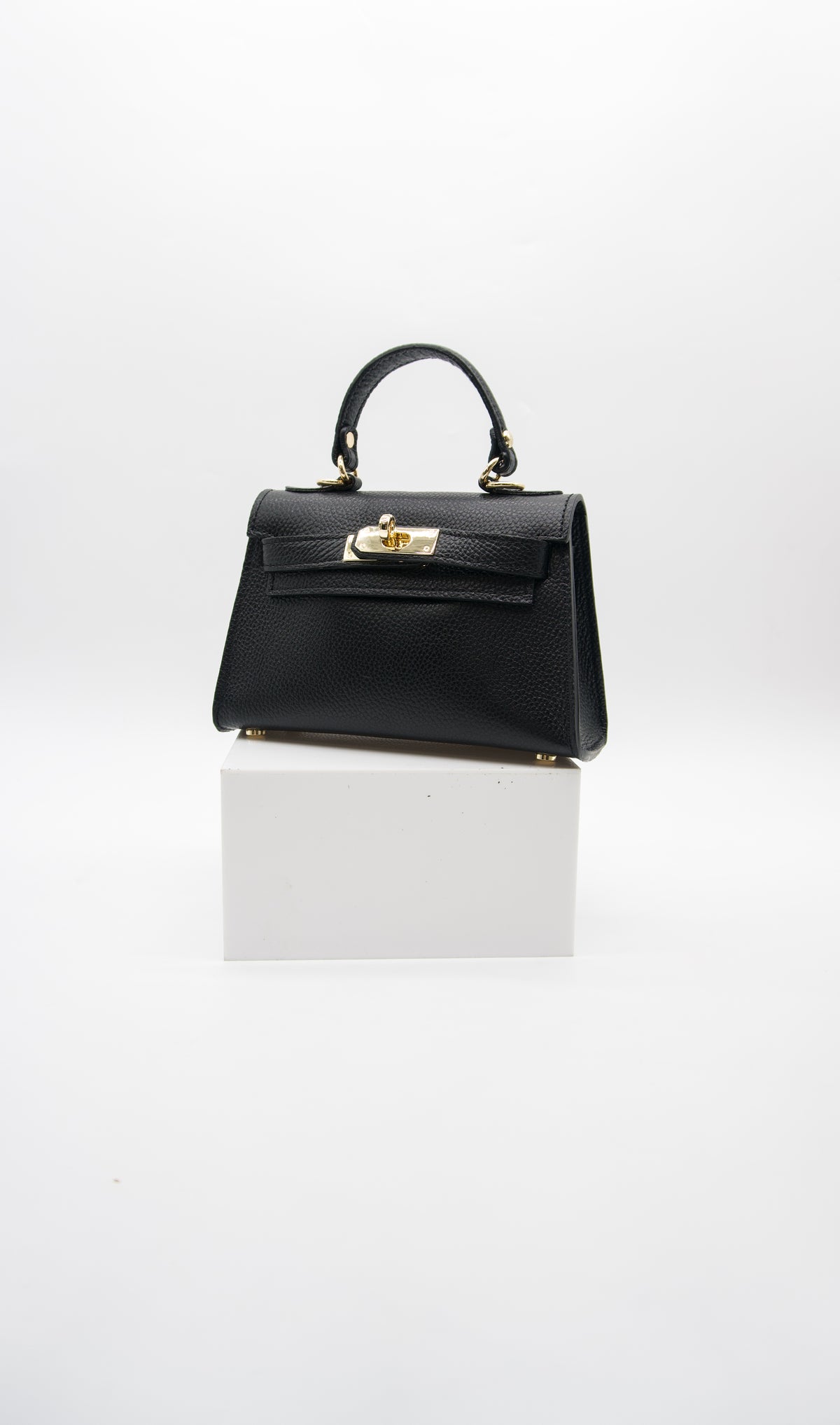 Vittoriana Top Handle Turn Clasp Handbag