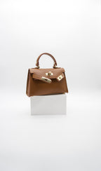 Vittoriana Top Handle Turn Clasp Handbag