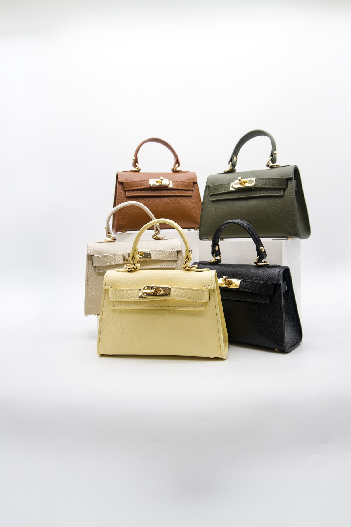 Vittoriana Top Handle Turn Clasp Handbag
