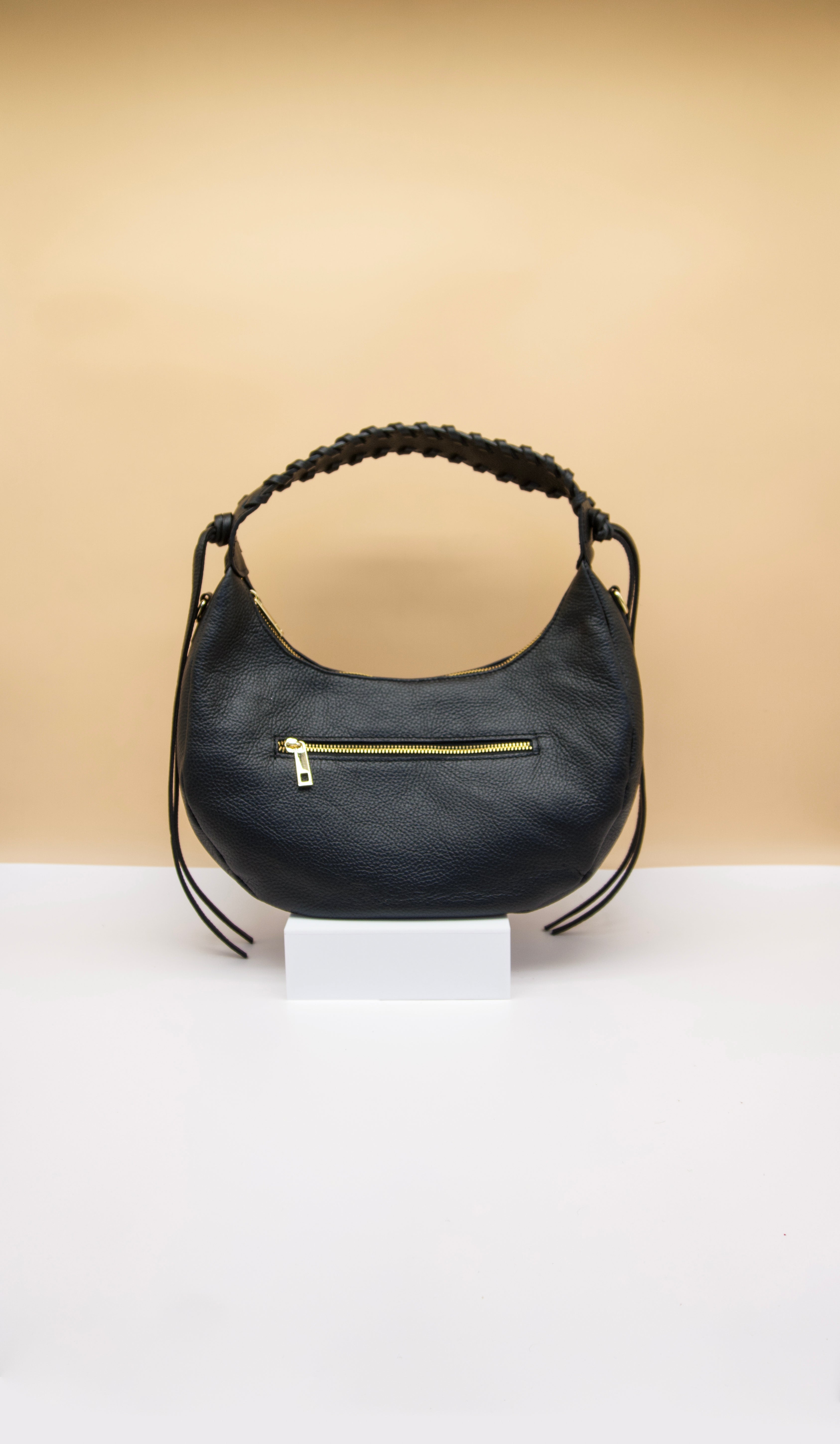 Winnie Whipstitch Hobo Italian Leather Bag
