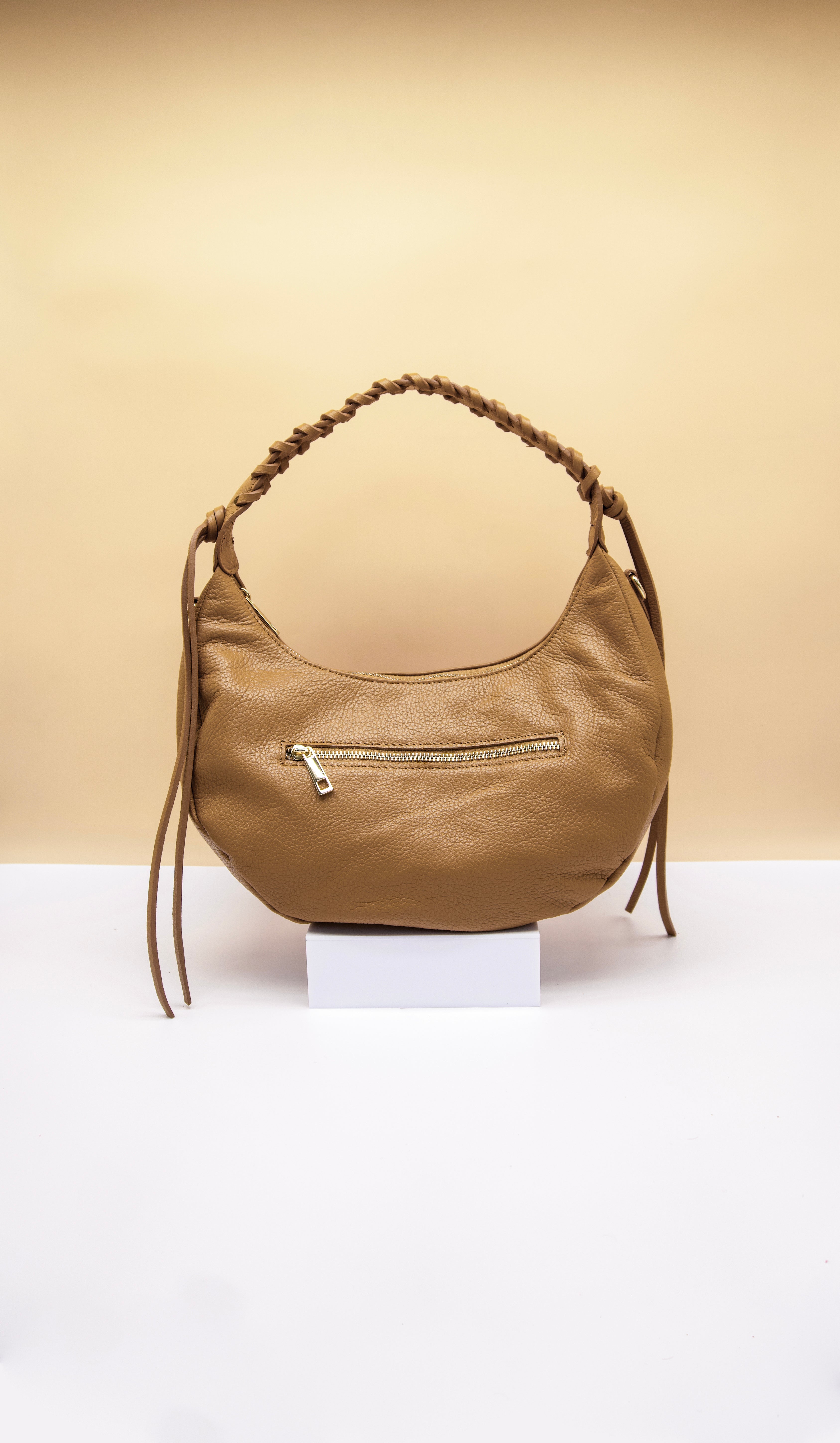 Winnie Whipstitch Hobo Italian Leather Bag