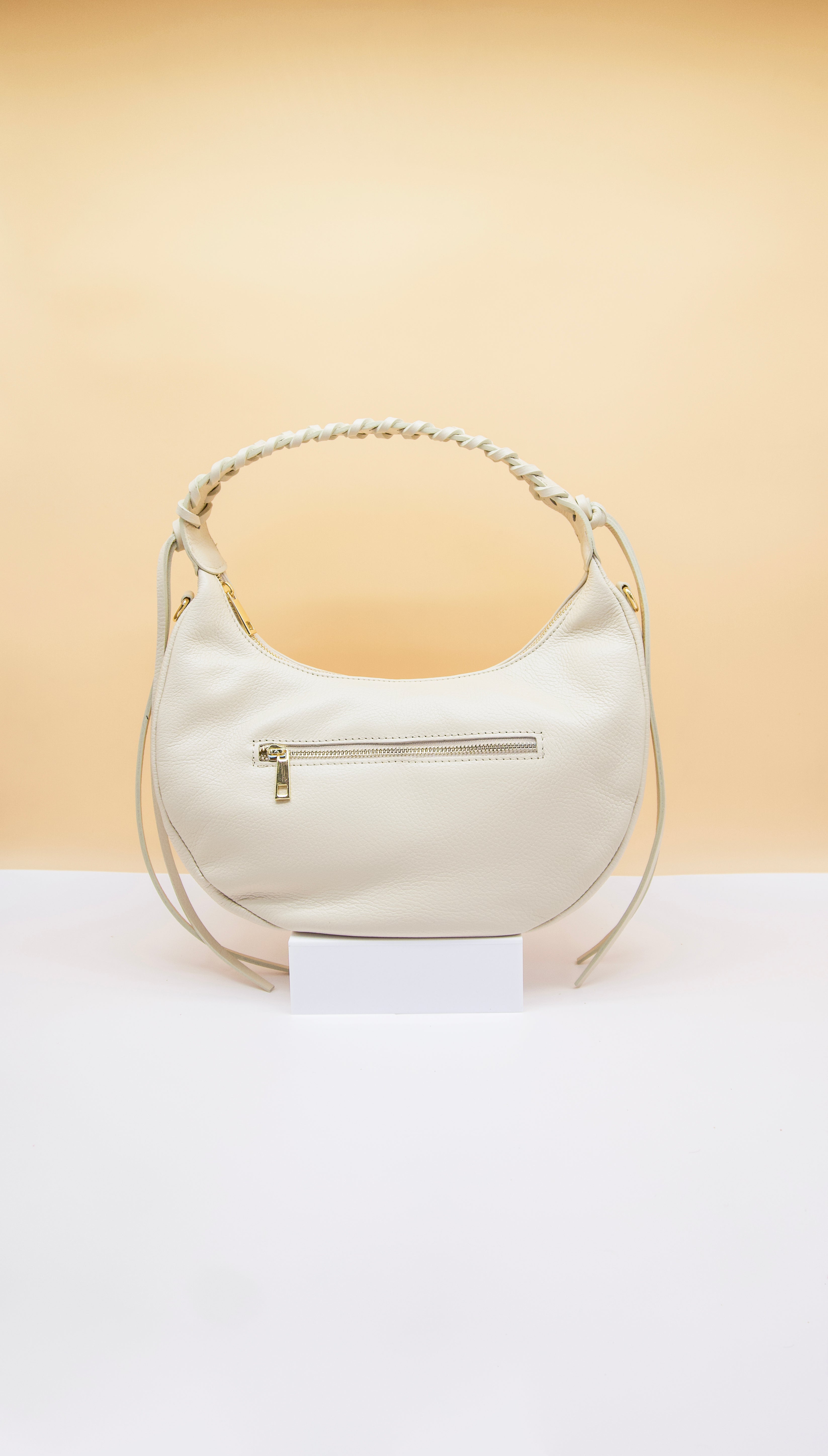 Winnie Whipstitch Hobo Italian Leather Bag