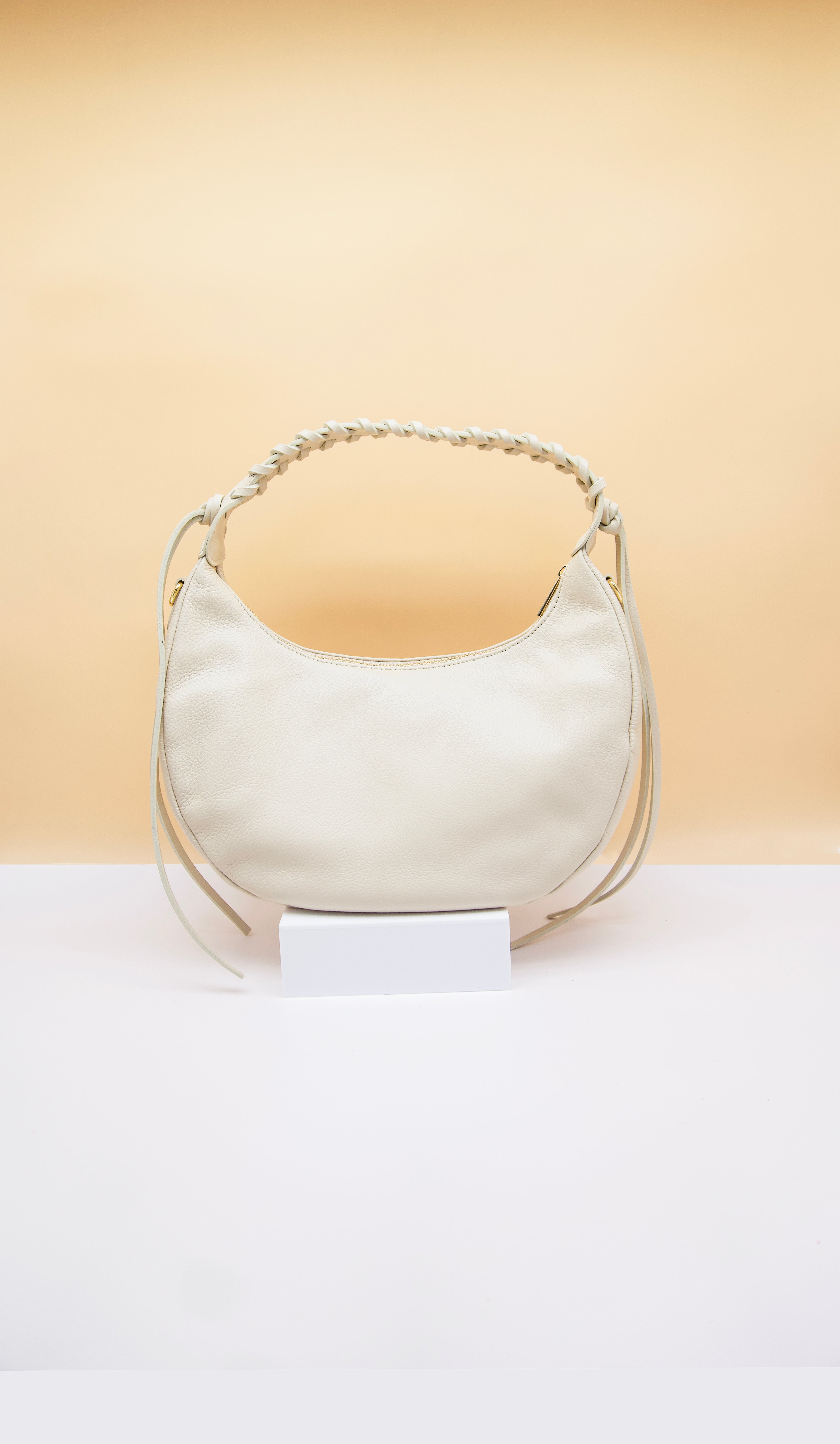 Winnie Whipstitch Hobo Italian Leather Bag