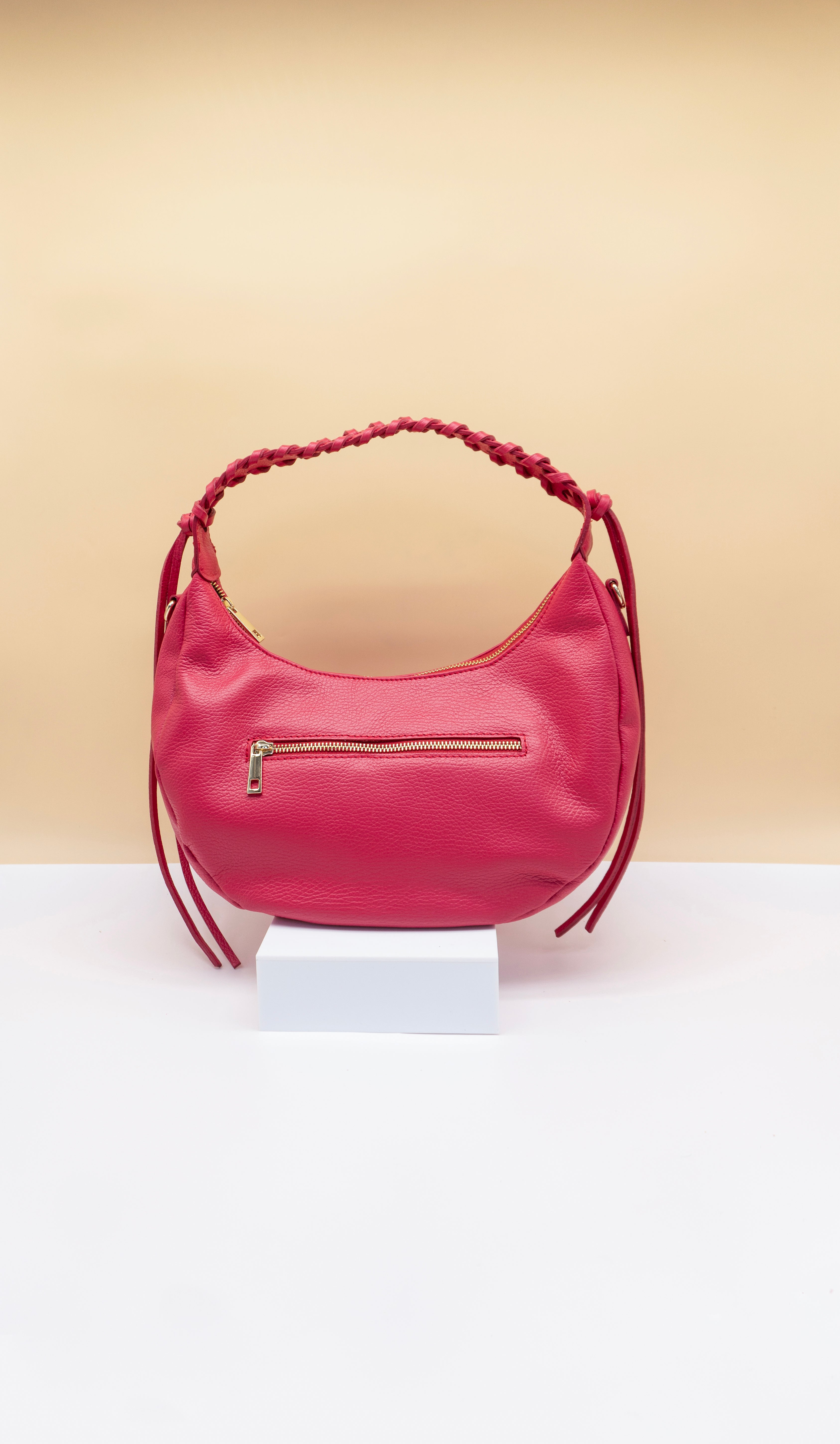 Winnie Whipstitch Hobo Italian Leather Bag