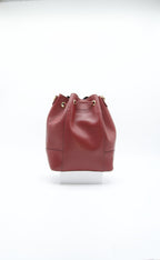 Eli Italian Leather Bucket Bag