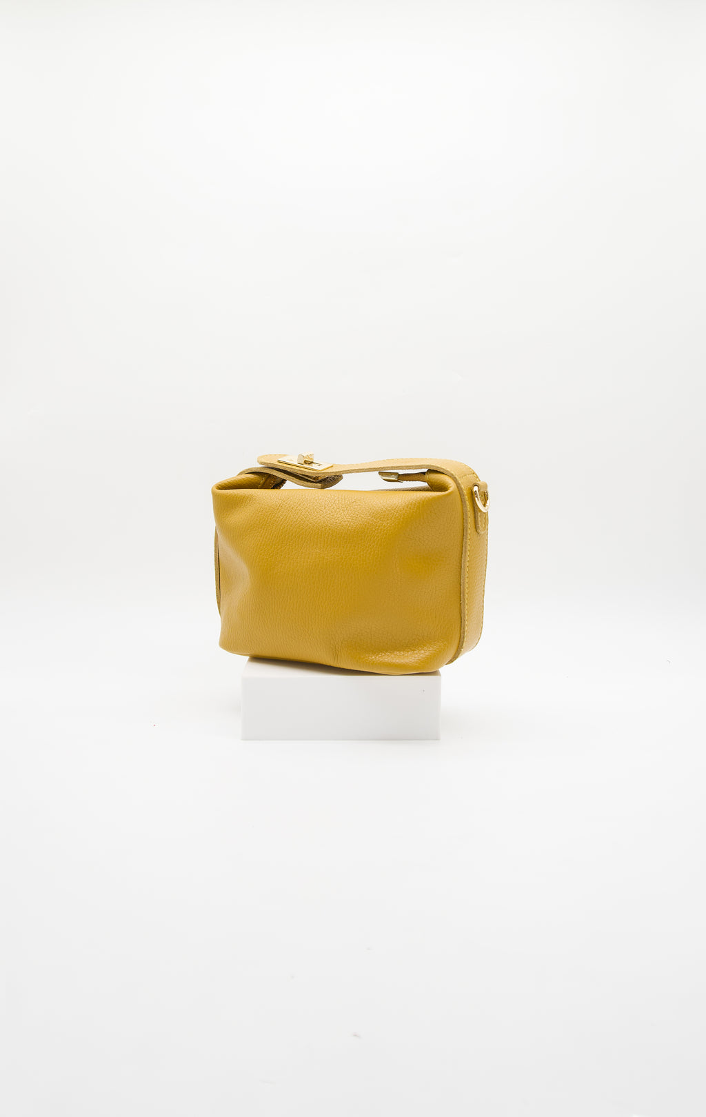 Zara Top Handle Leather Handbag