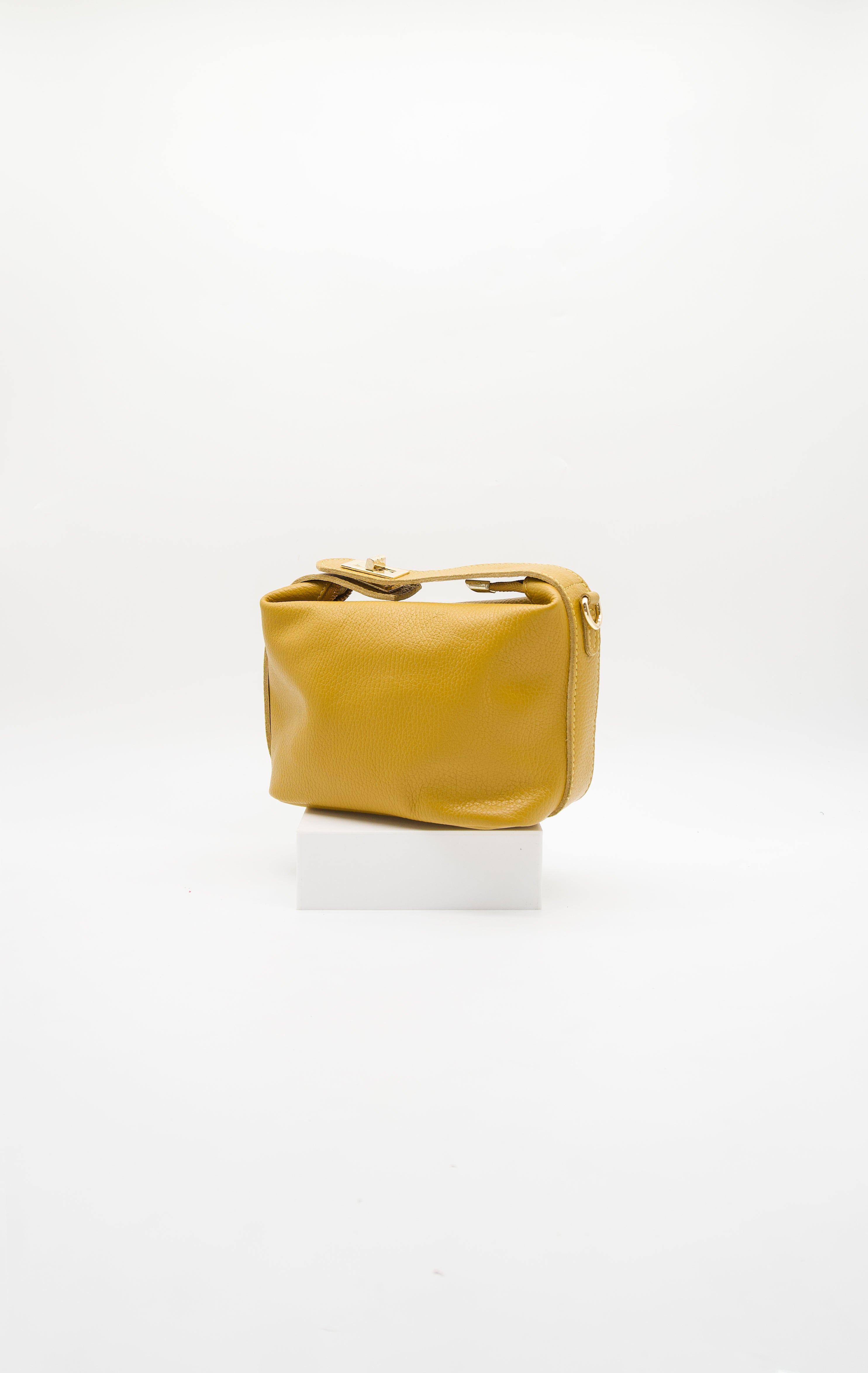 Zara Top Handle Leather Handbag