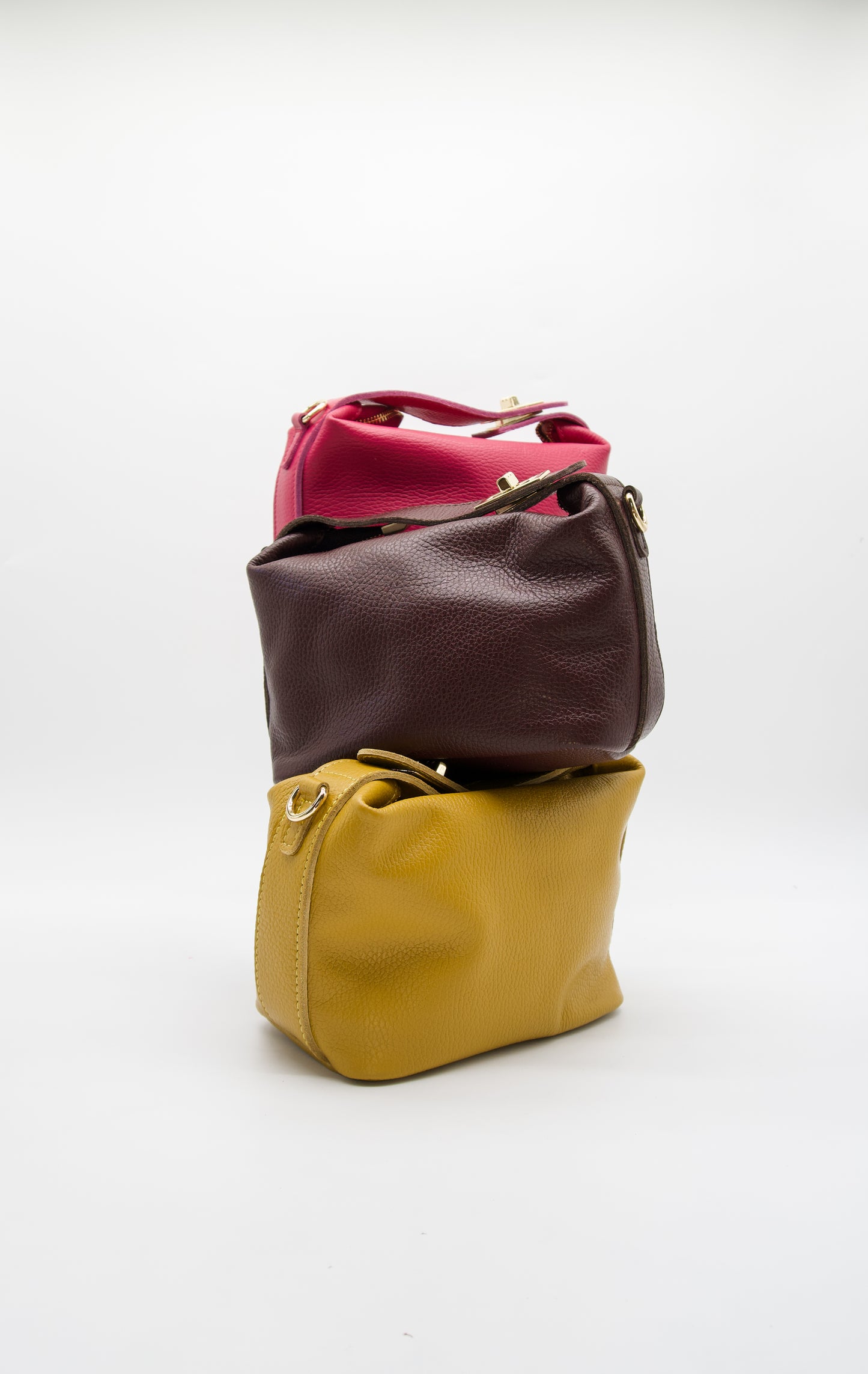 Zara Top Handle Leather Handbag