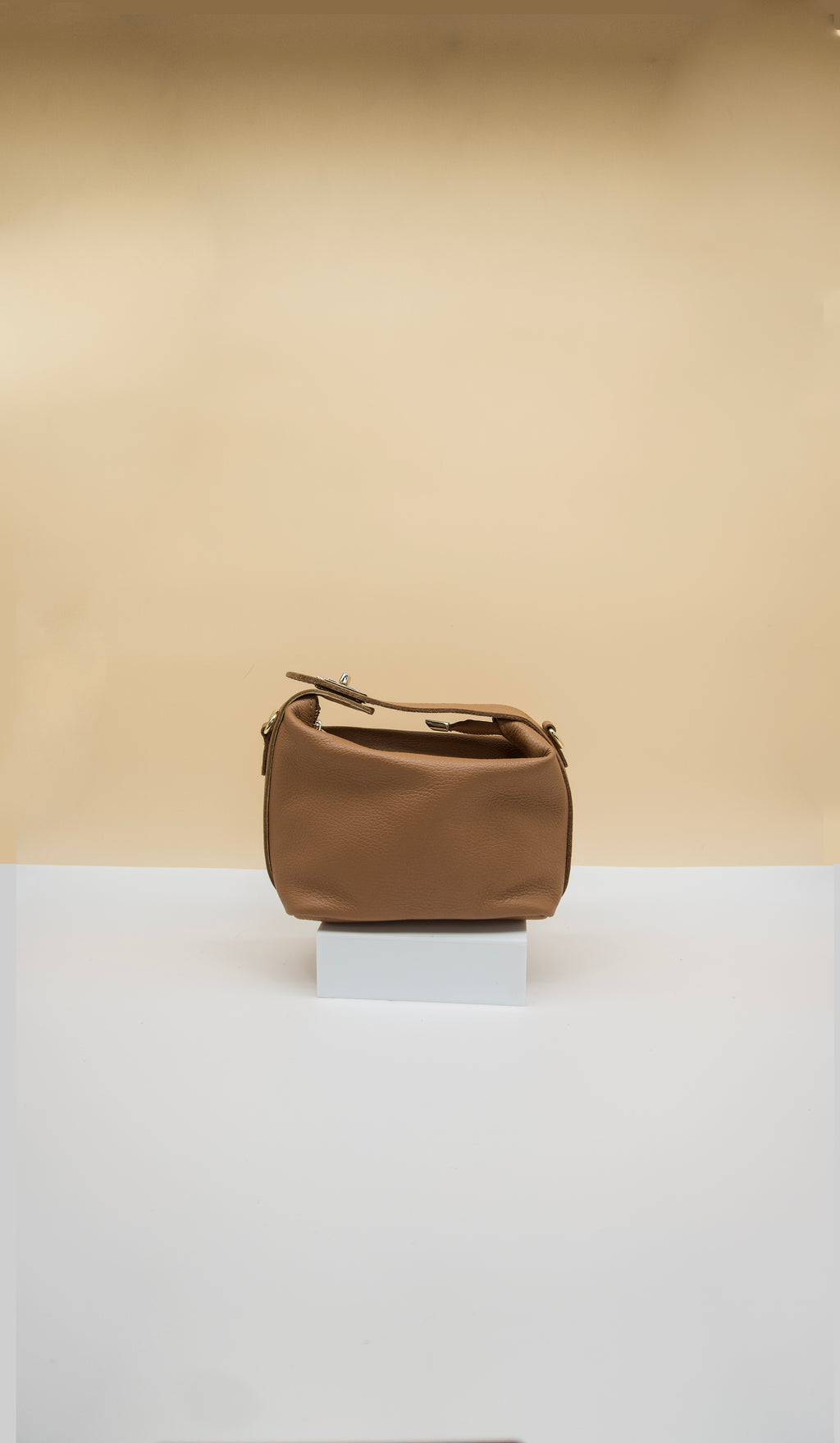 Zara Top Handle Leather Handbag