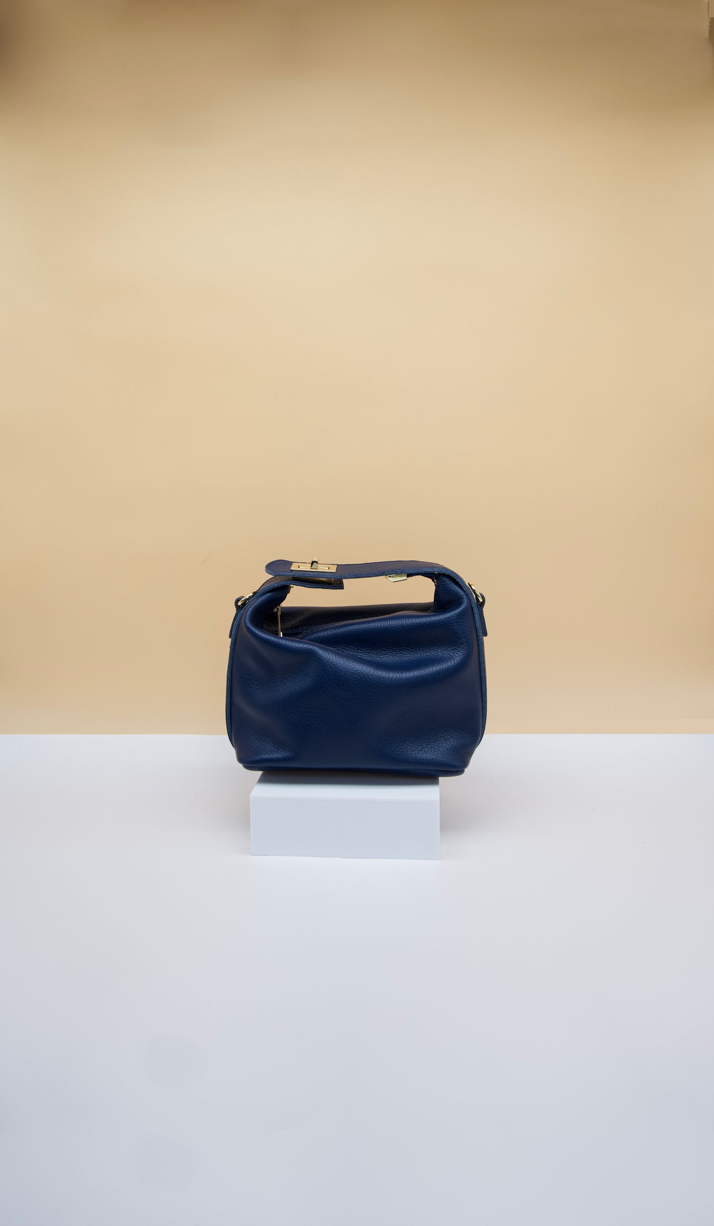 Zara Top Handle Leather Handbag