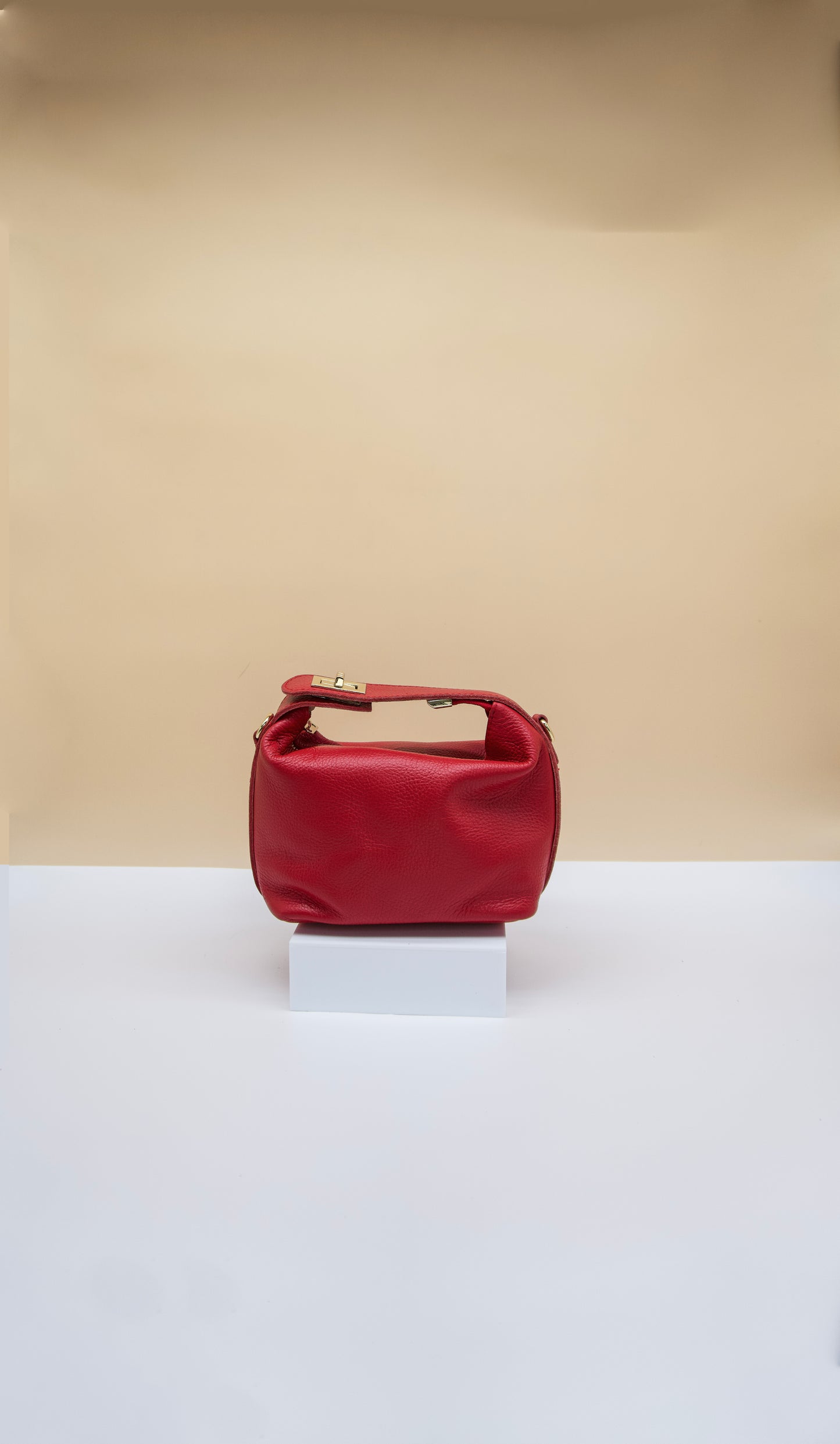 Zara Top Handle Leather Handbag