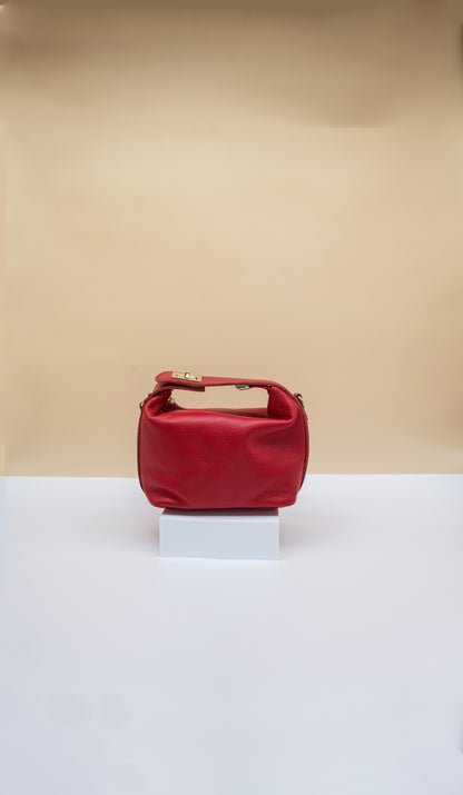 Zara Top Handle Leather Handbag
