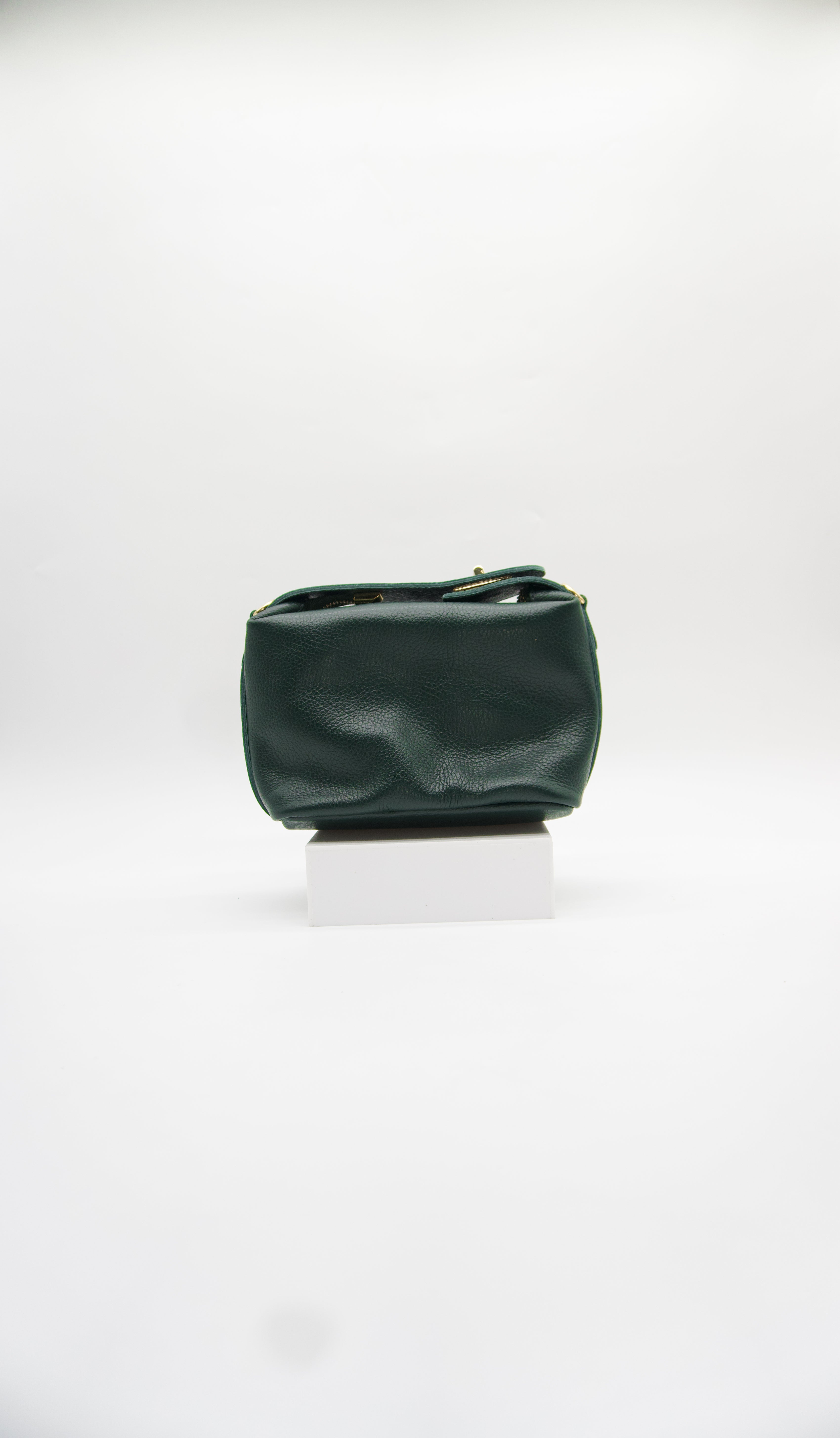 Zara Top Handle Leather Handbag