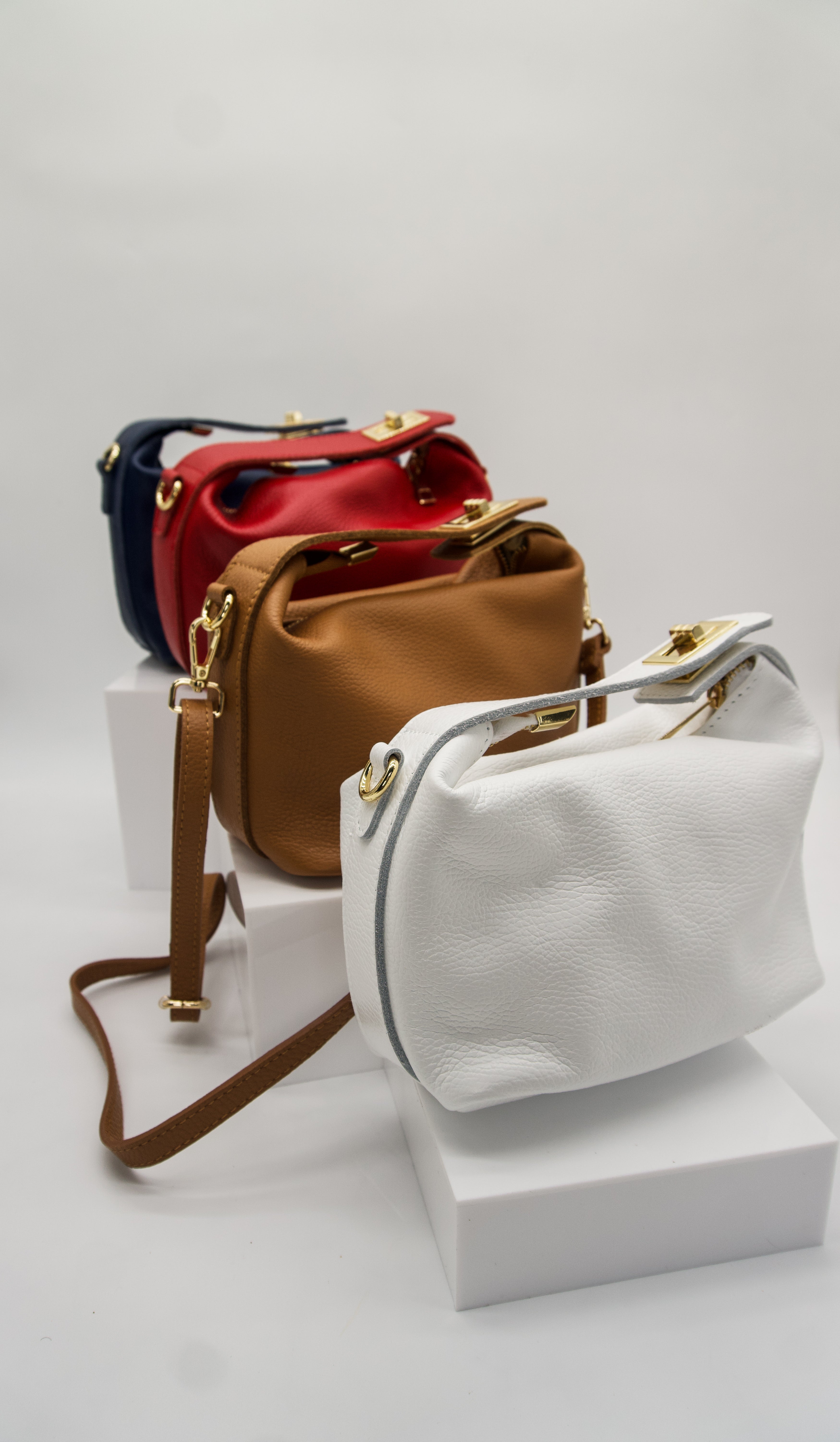 Zara Top Handle Leather Handbag