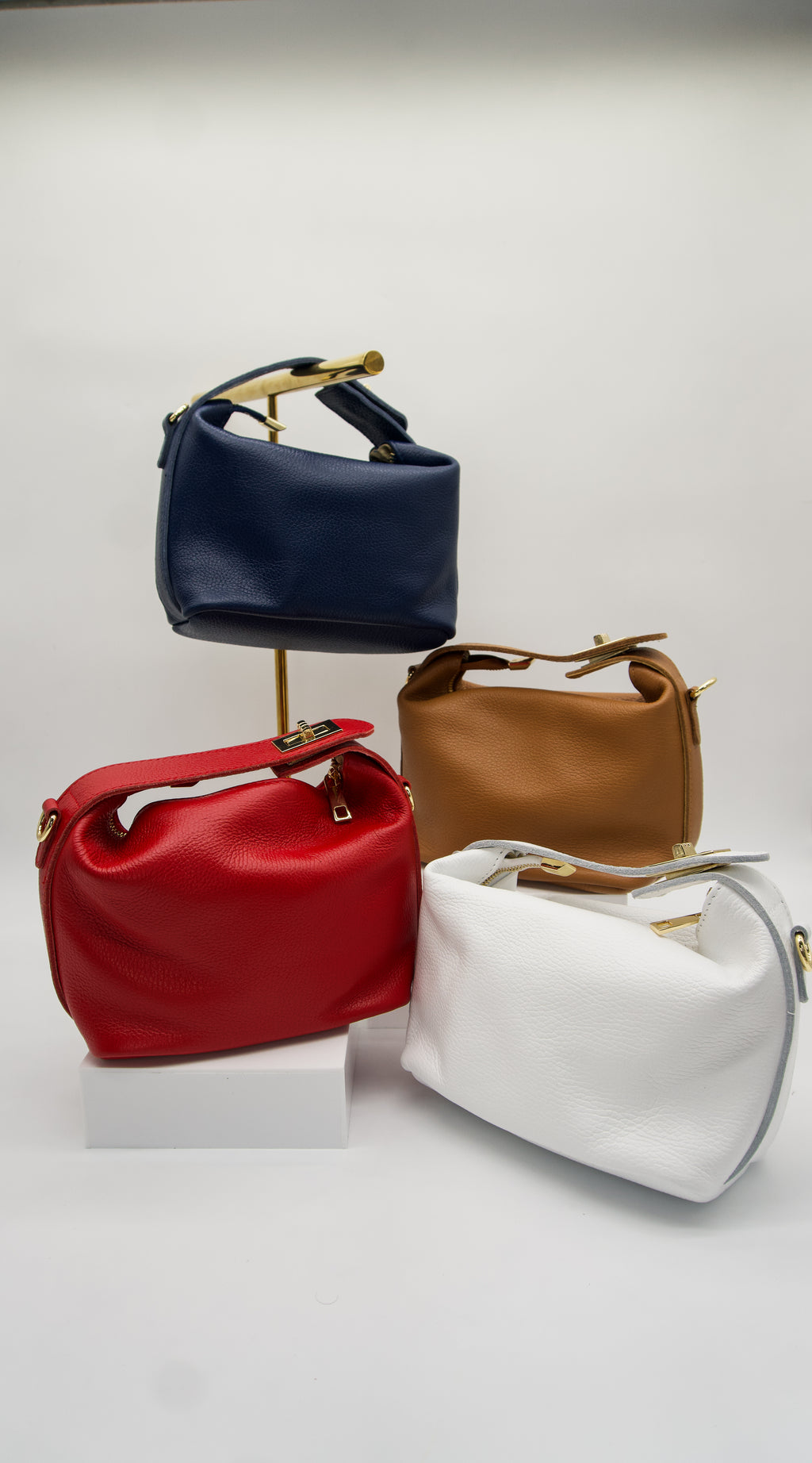 Zara Top Handle Leather Handbag