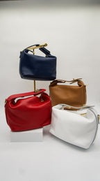 Zara Top Handle Leather Handbag