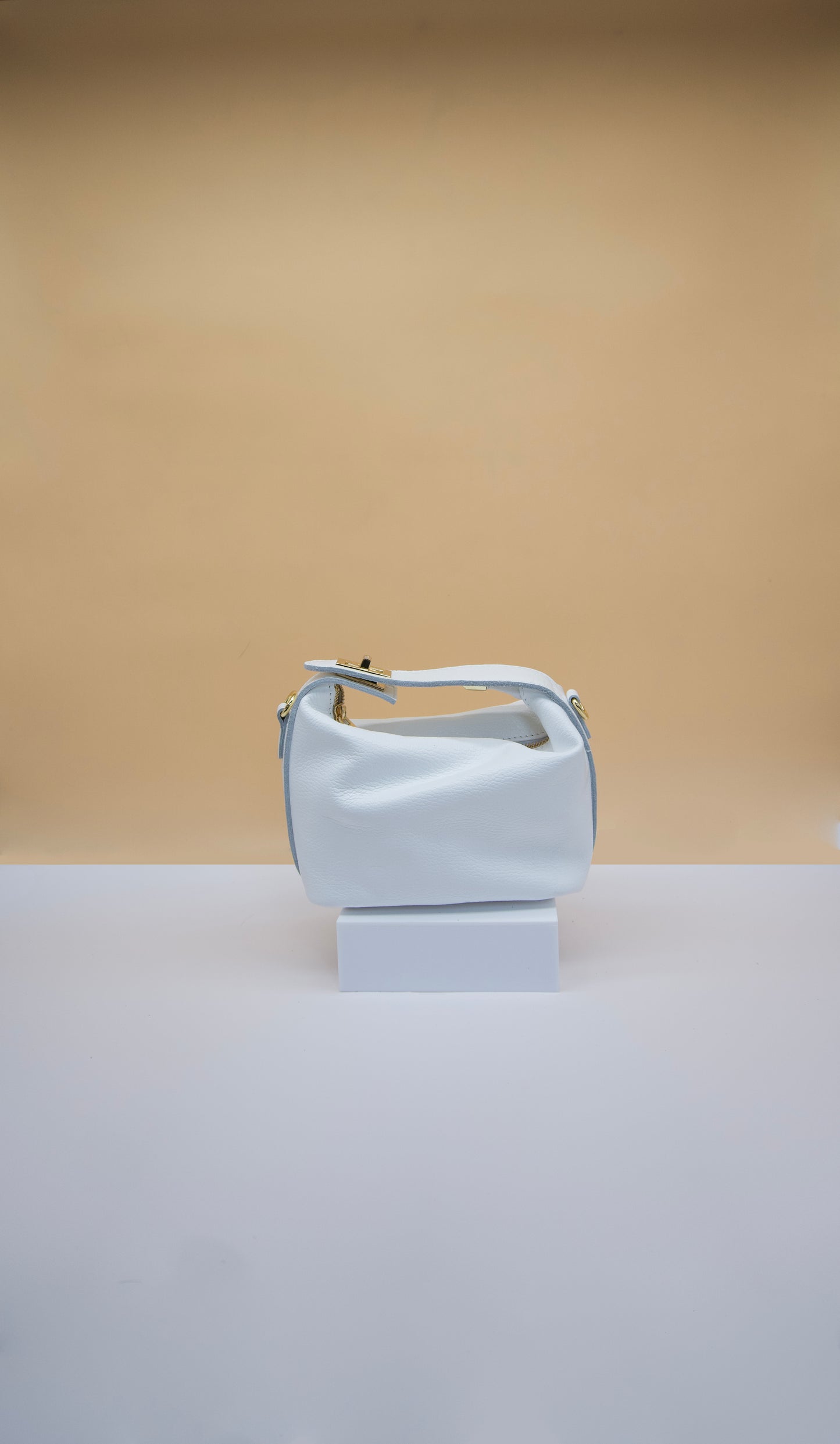 Zara Top Handle Leather Handbag