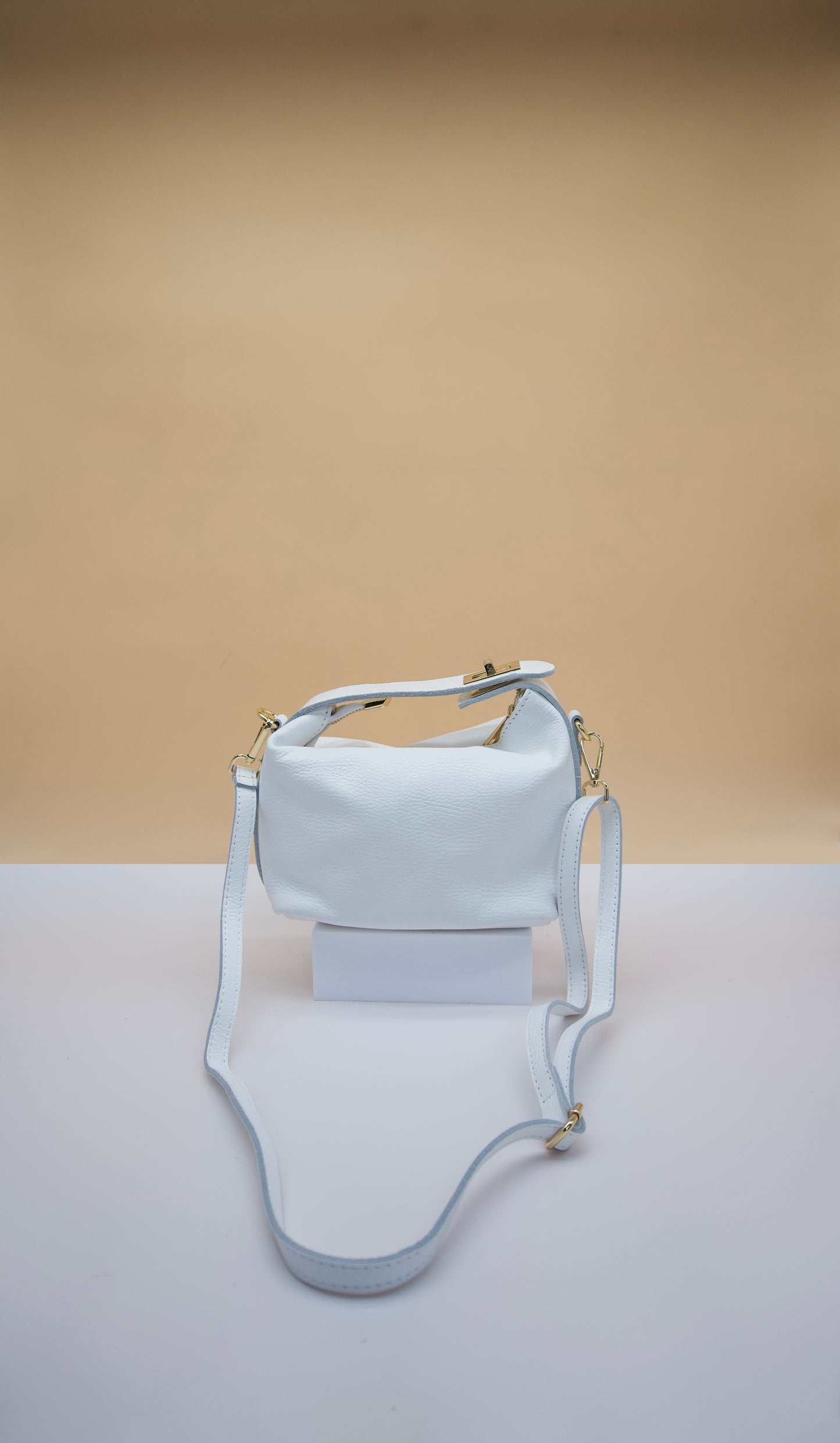 Zara Top Handle Leather Handbag