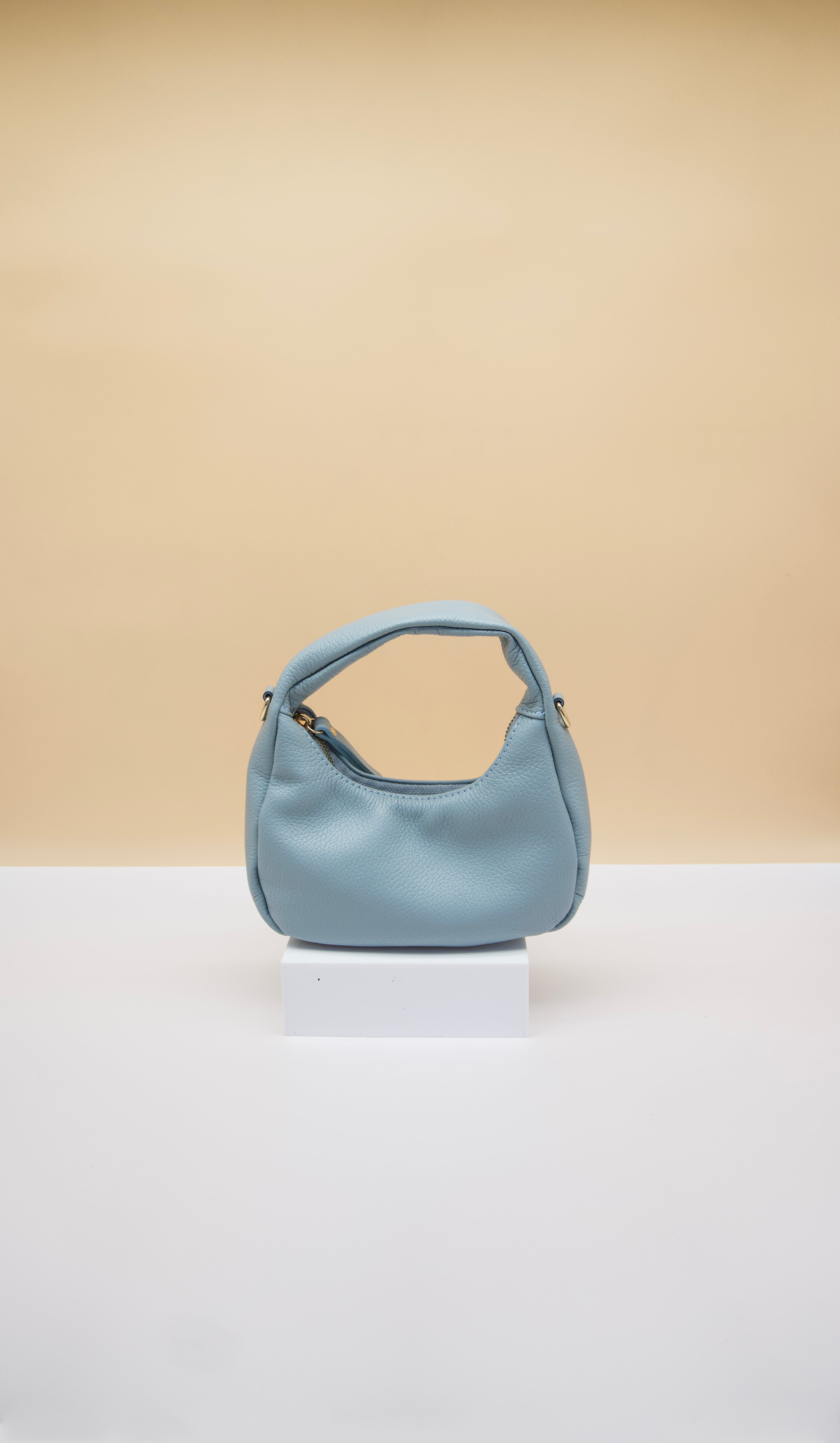 Zita Mini Cresent Italian Leather Bag