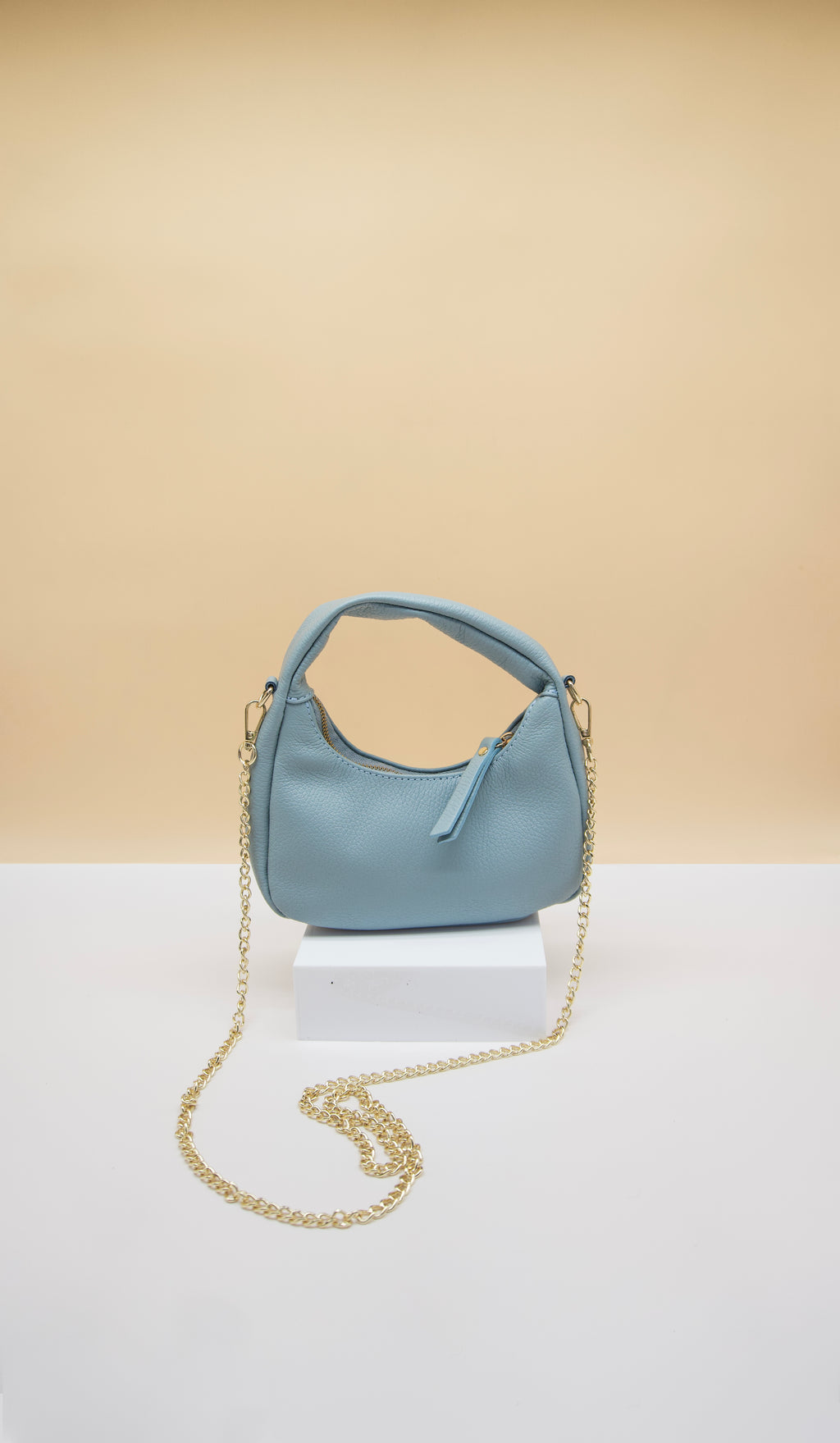 Zita Mini Cresent Italian Leather Bag