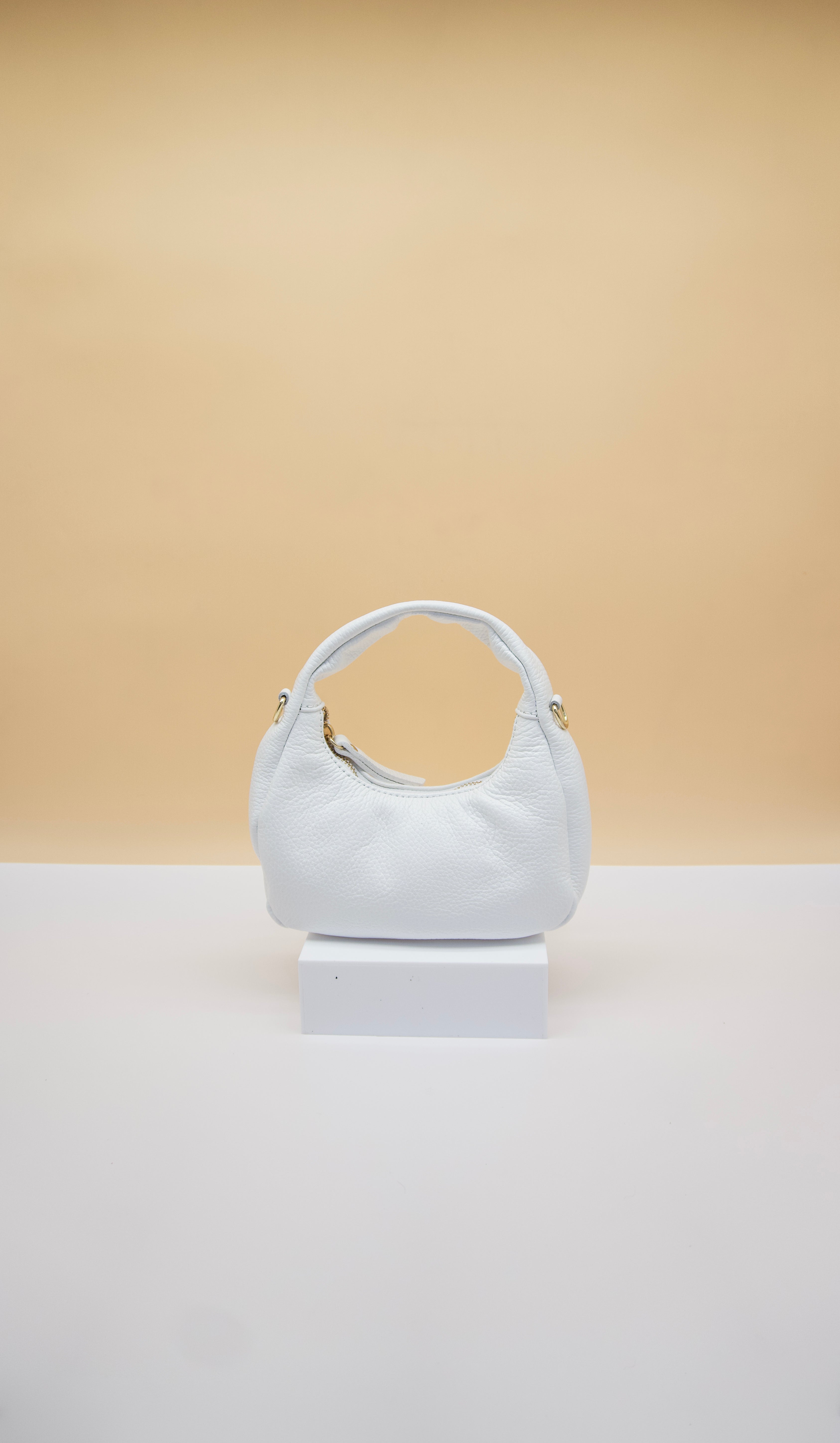 Zita Mini Cresent Italian Leather Bag